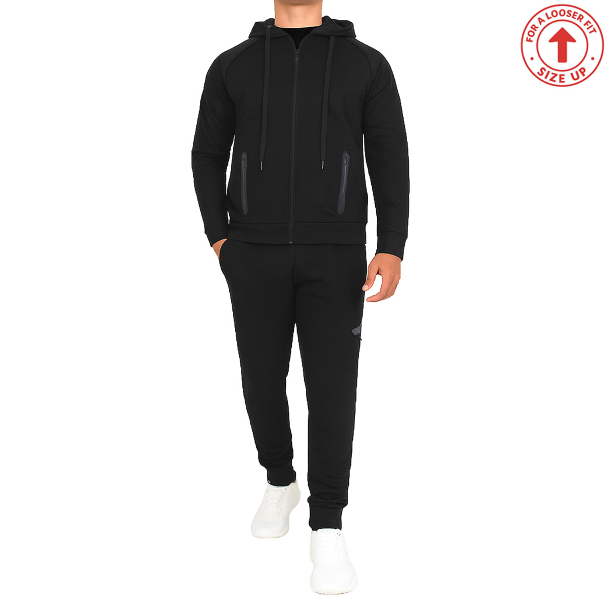 Mens Tech Fleece Hoodie & Jogger Sets (S-3XL) - Gallery 24