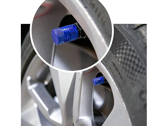 BAURATTI Tire Valve Stem Caps Blue