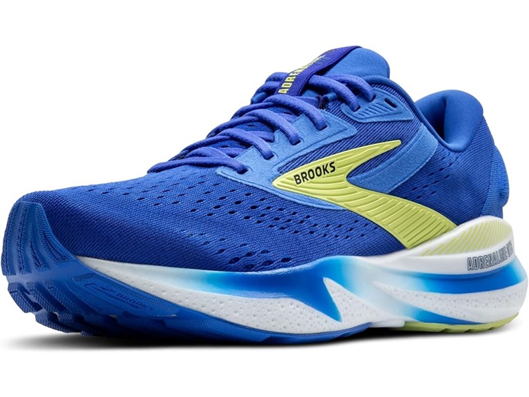 Brooks Adrenaline GTS 24 Men's Shoes Cobalt/Neo Yellow/Peacoat Size 8.5