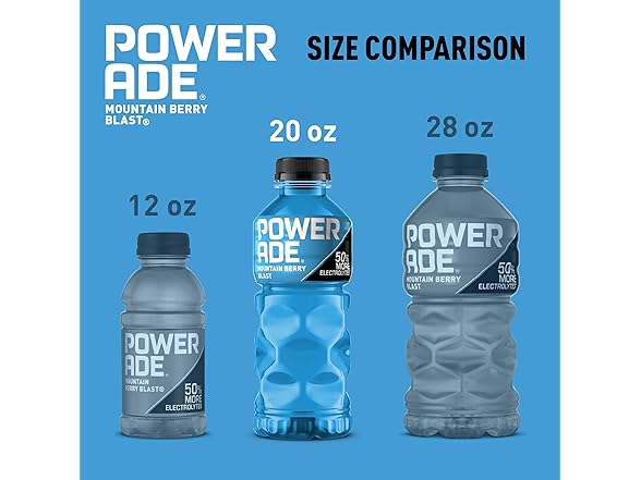 POWERADE Mountain Berry Blast, 20 fl oz, 8 Pack