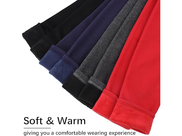 4 Pack Girls Fleece Lined Leggings