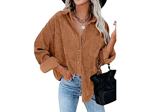 Dokotoo Women (S) Tops Casual Button Down V Tops