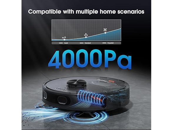SHELIKI Robot Vacuum and Mop Combo