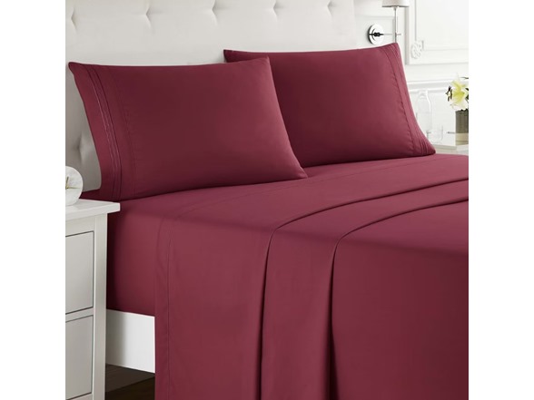 Clara Clark Premier 1800 Series 4 Piece Cal King Sheet Set