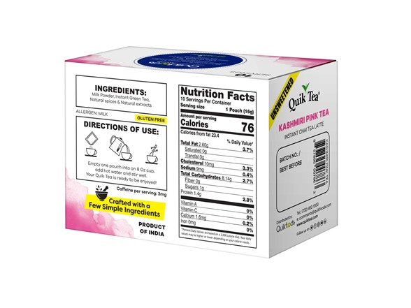 (60ct) Instant Chai Tea Lattes - Unsweetened Variety