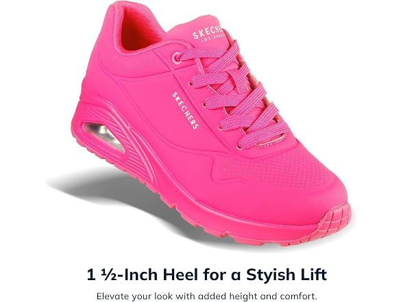 Skechers Women's Uno-Night Shades Sneaker (8 Wide)