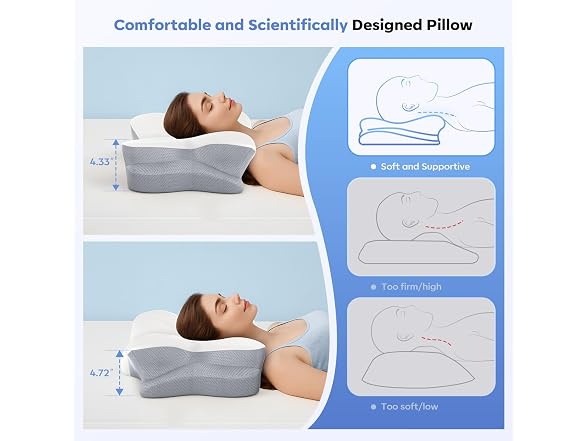 Ergonomic Memory Foam Pillow - Gallery 4