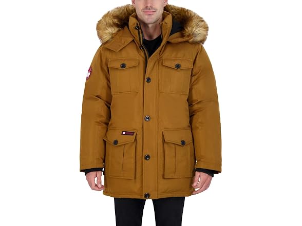 Canada Weather Gear Men (L) Parka Coat
