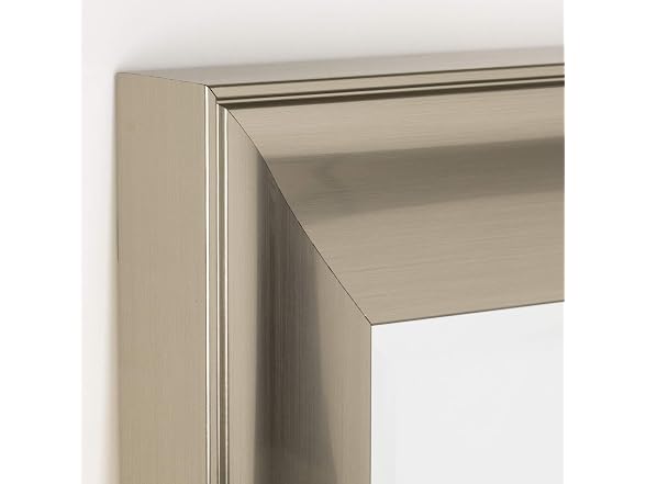 Head West Brushed Nickel Bathroom Mirror