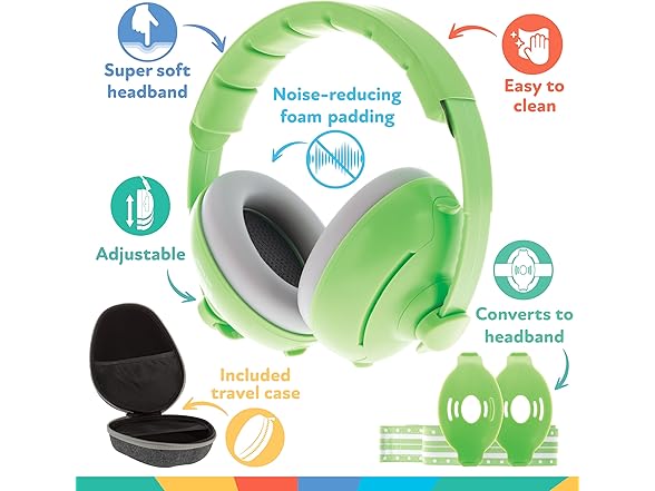 Nuby Noise-Canceling Baby Earmuffs