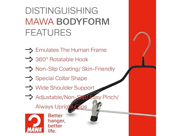 Non-Slip Metal Clothing Hanger for Suits