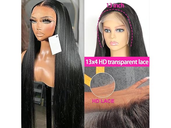 Oiosir 24in Lace Front Wigs Human Hair