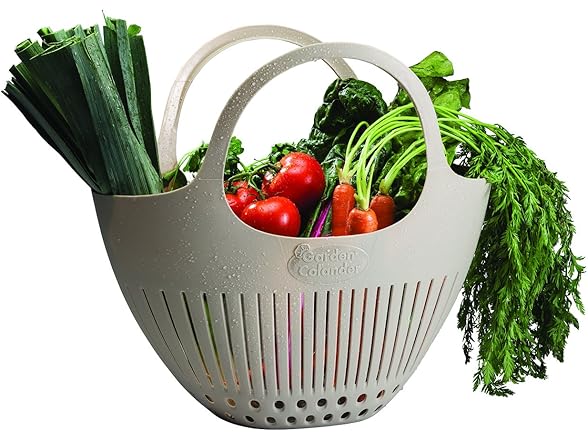 Hutzler Garden Colander, Green, Large