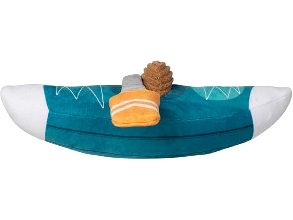 Fringe Studio Go with the Flow Plush Dog Toy, Kayak