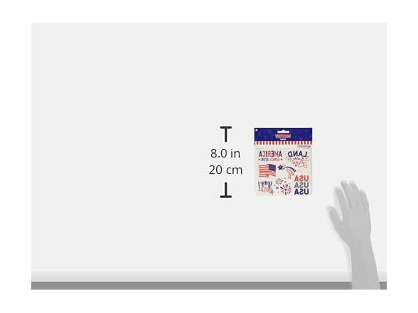 amscan Patriotic Tattoo Multi-Pack 3 Sheets
