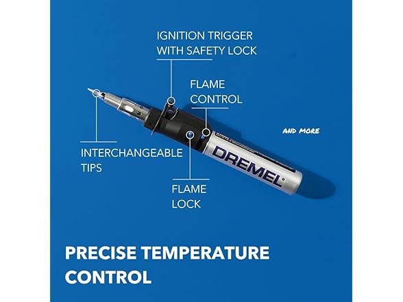 Dremel 2000-7 VersaTip Gas Torch Black/Silver