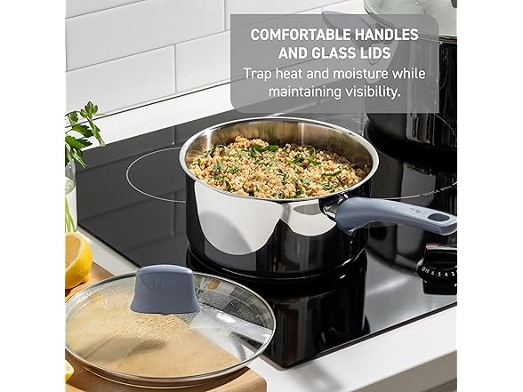 T-fal Essentials Steel Saute Pan 3.5Qt