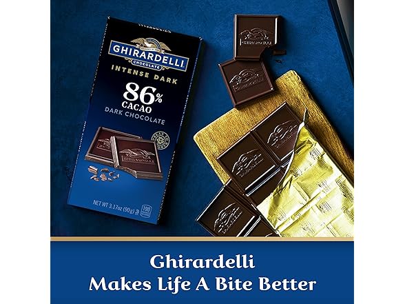 Ghirardelli 86% Dark Cacao Choc Bar