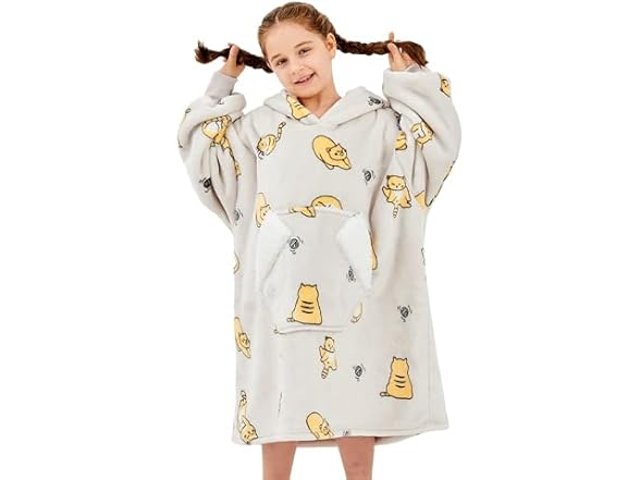 Ramees Wearable Blanket Hoodie Kids