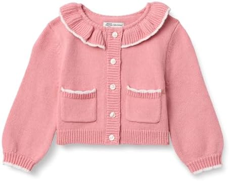 Amazon Essentials x Sofia Grainge Toddler Girls' Cardigan Sweater, Blush, 3T