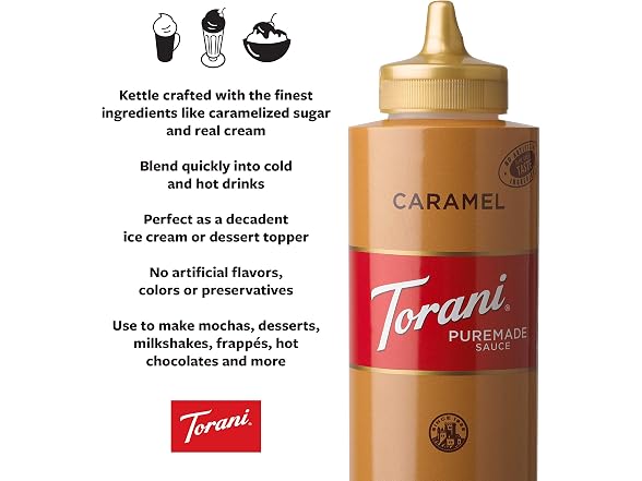 Torani | Puremade Caramel 16.5 fl oz