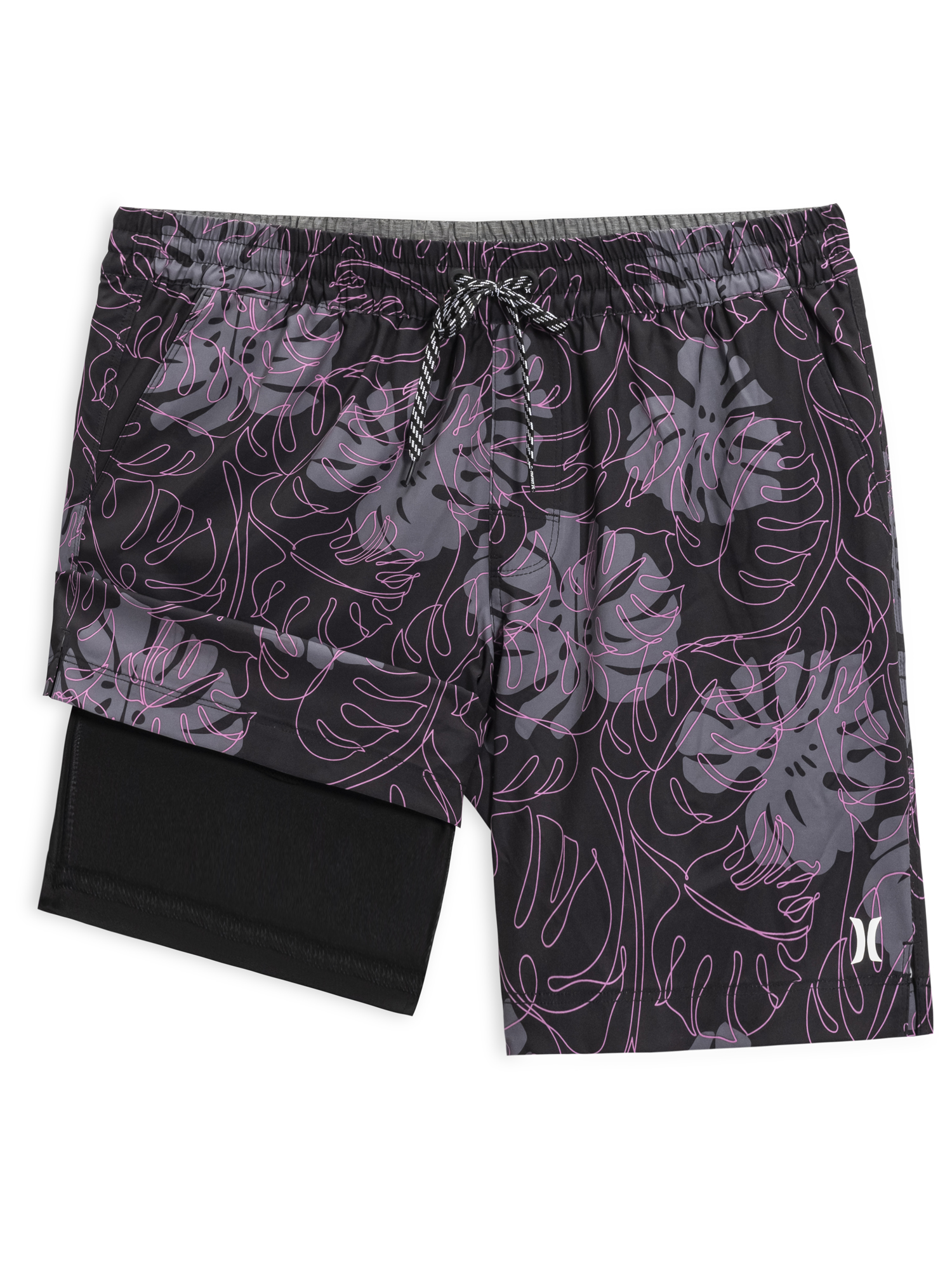 Hurley Men's 2-Toned Leaf Swim Short - Gallery 7