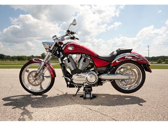 Black Widow Steel Motorcycle Jack