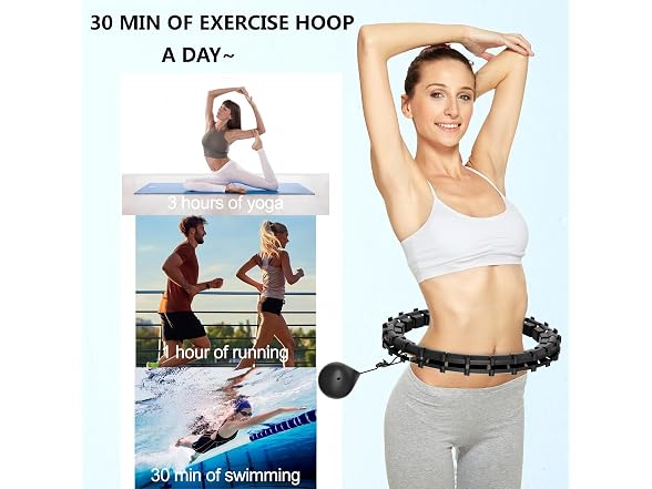 HCOIW Plus Size Silent Weighted Hula