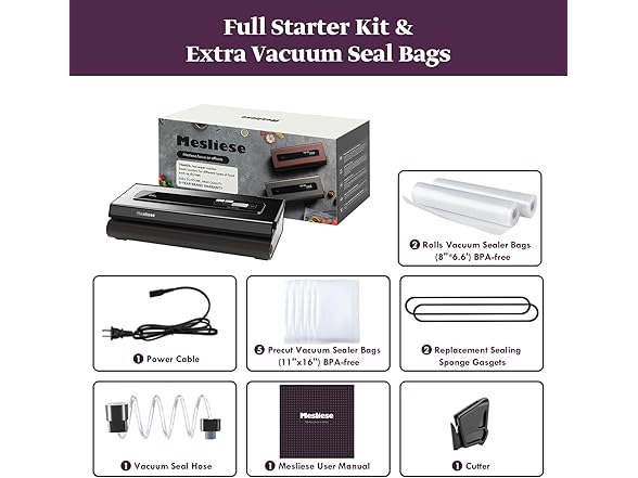 Mesliese Vacuum Sealer Machine