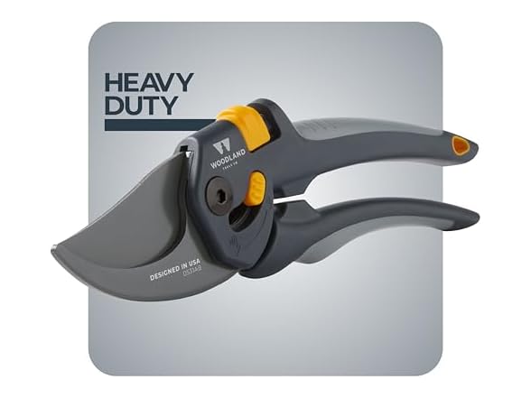 Woodland Tools Co. Heavy Duty Bypass Pruning Shears – 5/8"