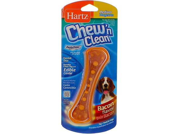 Hartz Chew N' Clean Dental Duo Dog Chew Toy