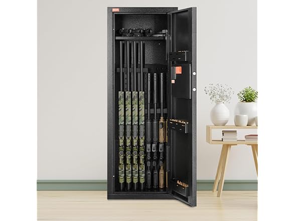 6-8 Rifles Gun Safe, Rifle Safe with Lock