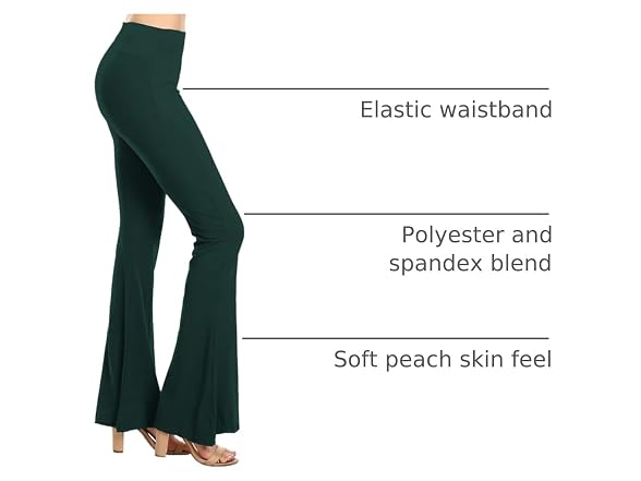Leggings Depot Women's Wide Leg Palazzo