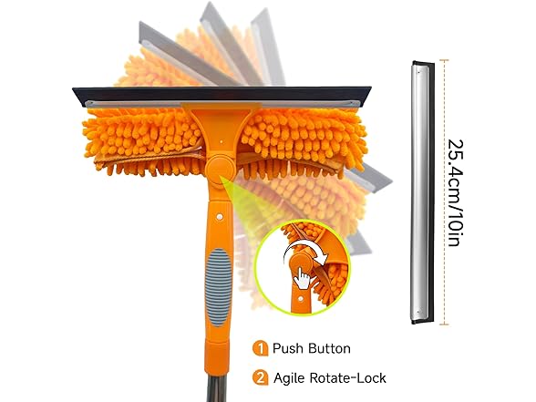 LILISPAI Squeegee Window Cleaner
