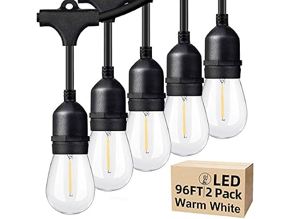 Lakumu B08B13DPYY Outdoor String Lights