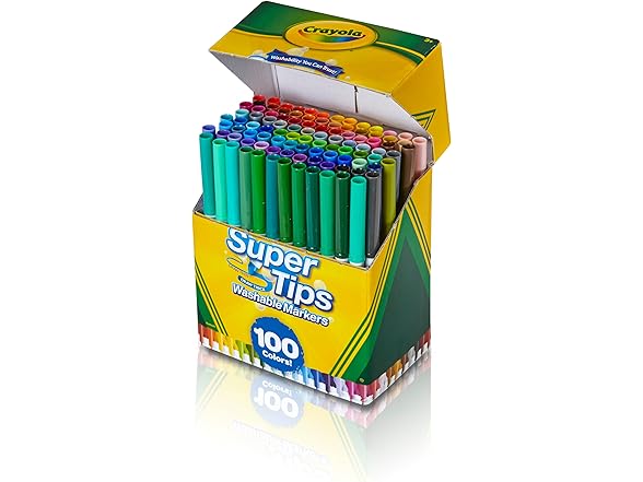 Crayola Super Tips Marker Set (100ct)