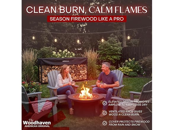  Woodhaven 10-Foot Firewood Rack 