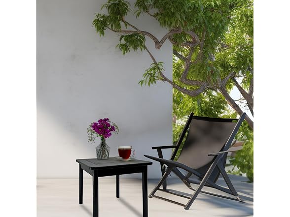 Four Seasons Courtyard Farmhouse Adirondack Side End Table