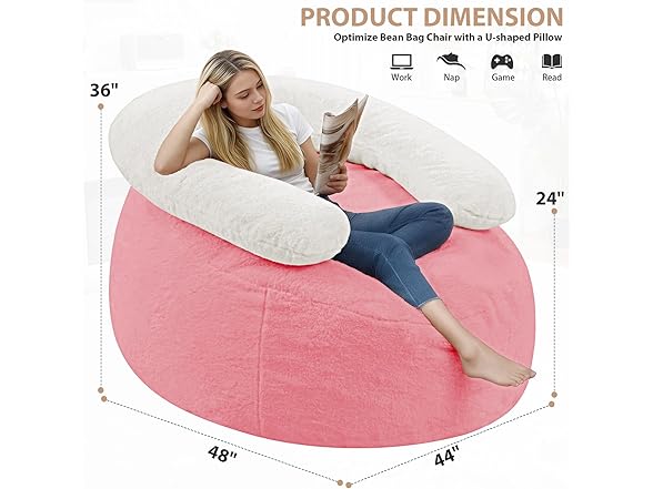 HABUTWAY Giant Bean Bag Chair
