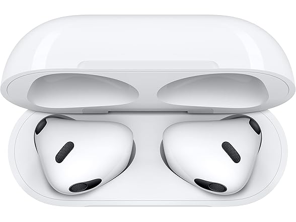 Apple AirPods with Lightning Charging Case (3rd Generation) White (Renewed Premium)