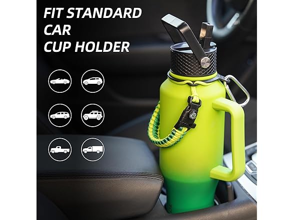 BJPKPK 40oz Insulated Water Bottles with Straw Lid