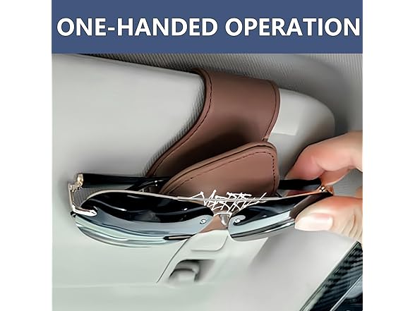 Tesla Cybertruck Sunglass Holder Brown