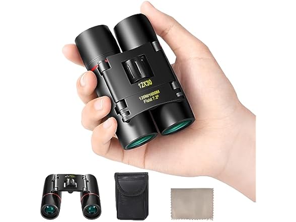 POLDR 12X30 Compact Binoculars