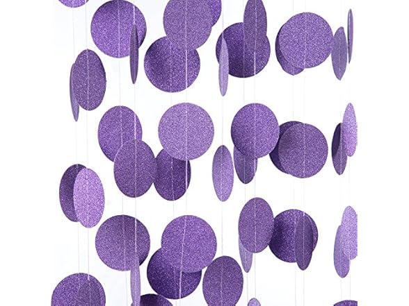 MOWO Streamer Paper Garland Hanging