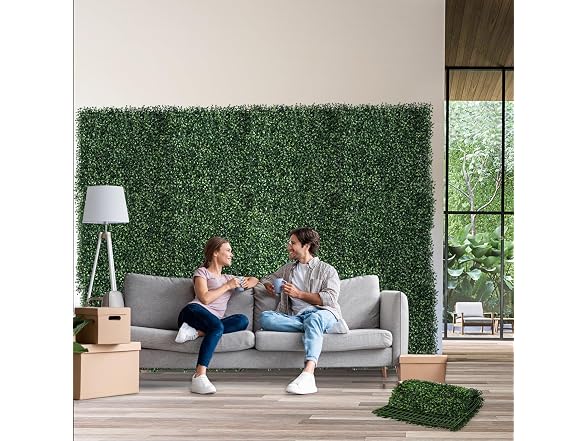 Moeput 12Pc 20 X 20 Artificial Boxwood Panels - Gallery 7