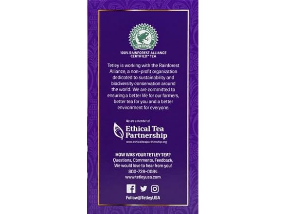 80CT Tetley British Blend Premium Black Tea, Regular