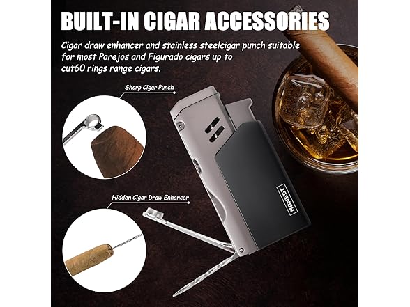 All in One Windproof Lighter