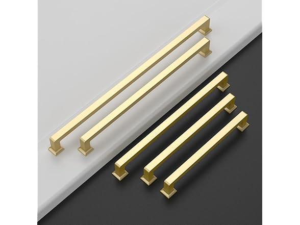 ROMATEE 10 Inch Gold Cabinet Pull