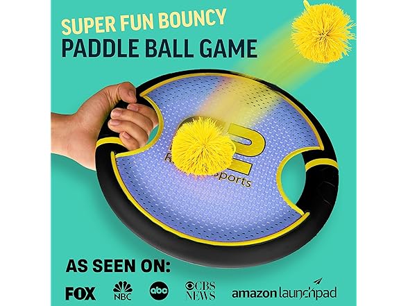 Paddle & Stringy Ball Toss & Catch Game