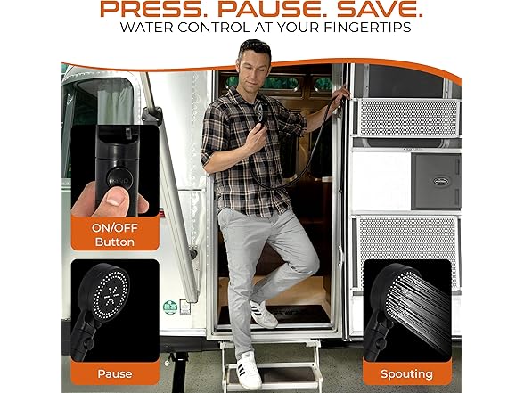 RV Outdoor Shower Head Kit